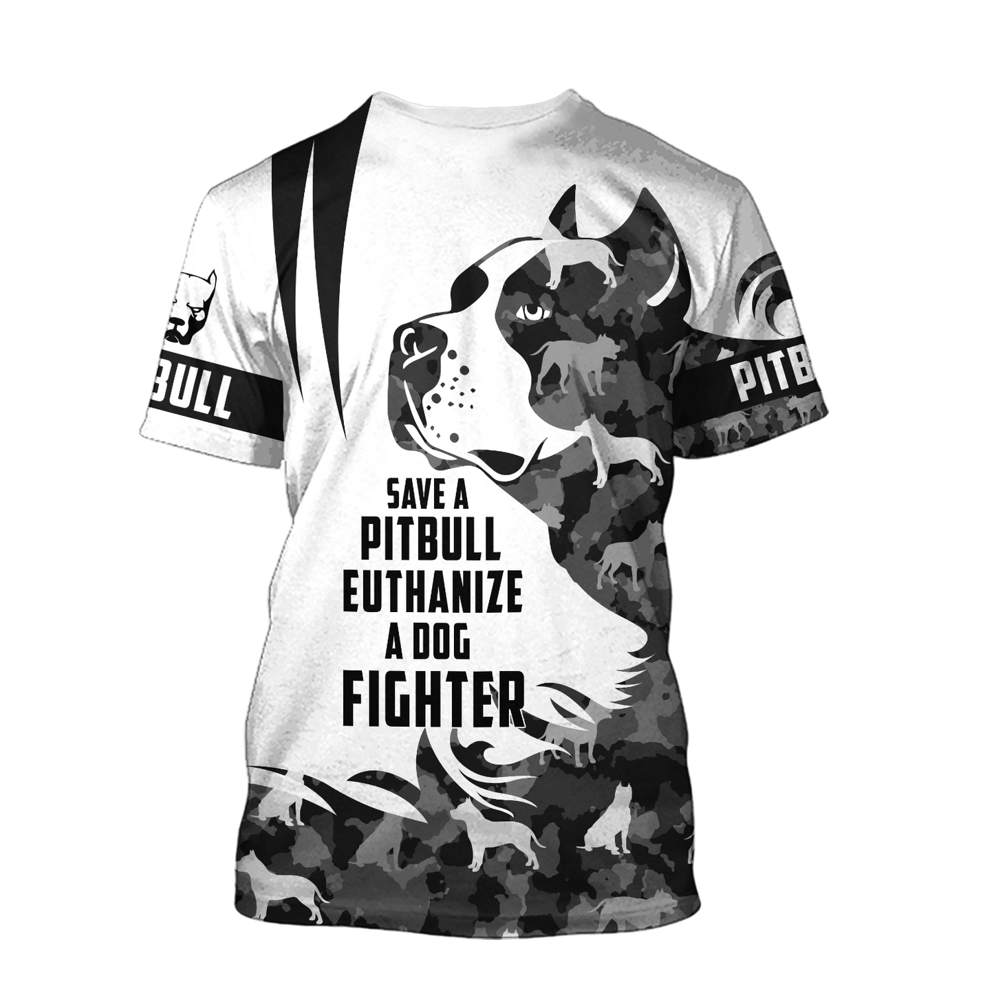 Save A Pit Bull Euthanize A Dog Fighter Hoodie Shirt for Men and Women TR0810202