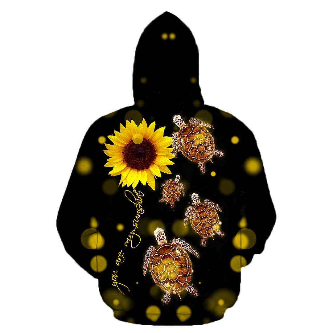 Turtle 3d hoodie shirt for men and women HAC170403-Apparel-HG-Zip hoodie-S-Vibe Cosy™