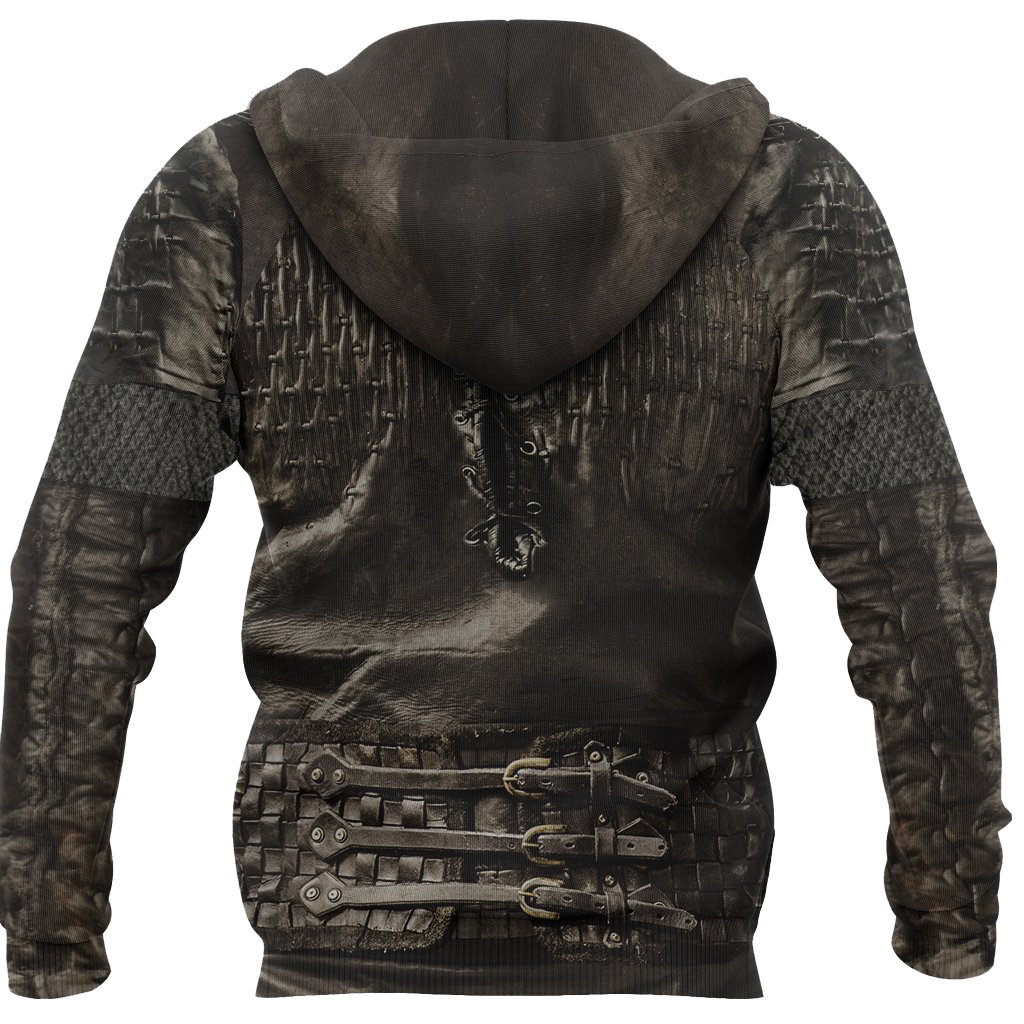 Irish Armor Knight Warrior Chainmail 3D All Over Printed Shirts For Men and Women AM020301-Apparel-TT-Hoodie-S-Vibe Cosy™