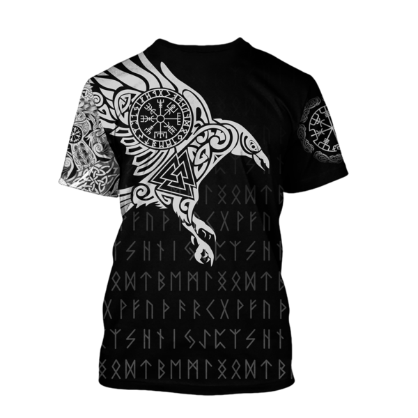Vikings - The Raven of Odin Tattoo version 2.0-Apparel-HP Arts-Hoodie-S-Vibe Cosy™