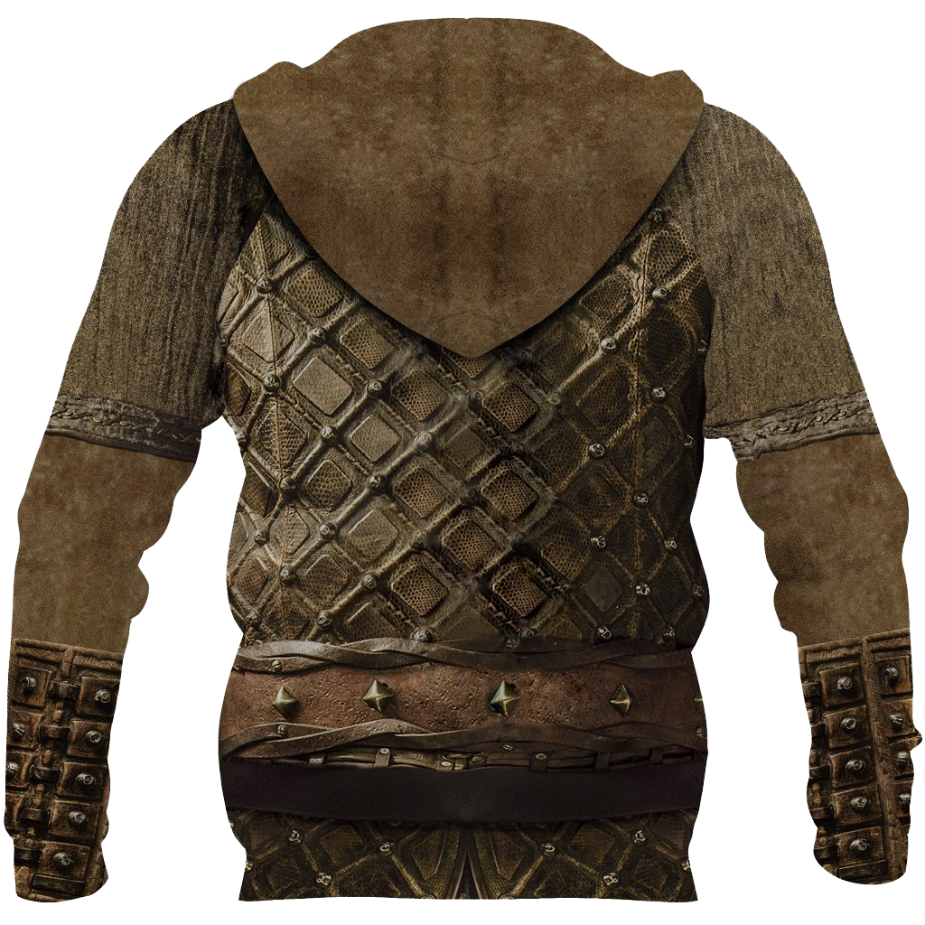 Irish Armor Knight Warrior Chainmail 3D All Over Printed Shirts For Men and Women AM020306-Apparel-TT-Hoodie-S-Vibe Cosy™