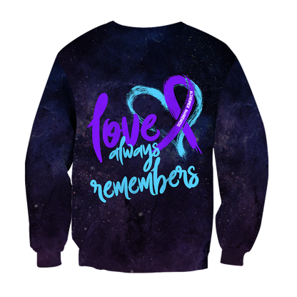 Alzheimer awareness 3D All Over Printed Shirts For Men and Women TR1509201