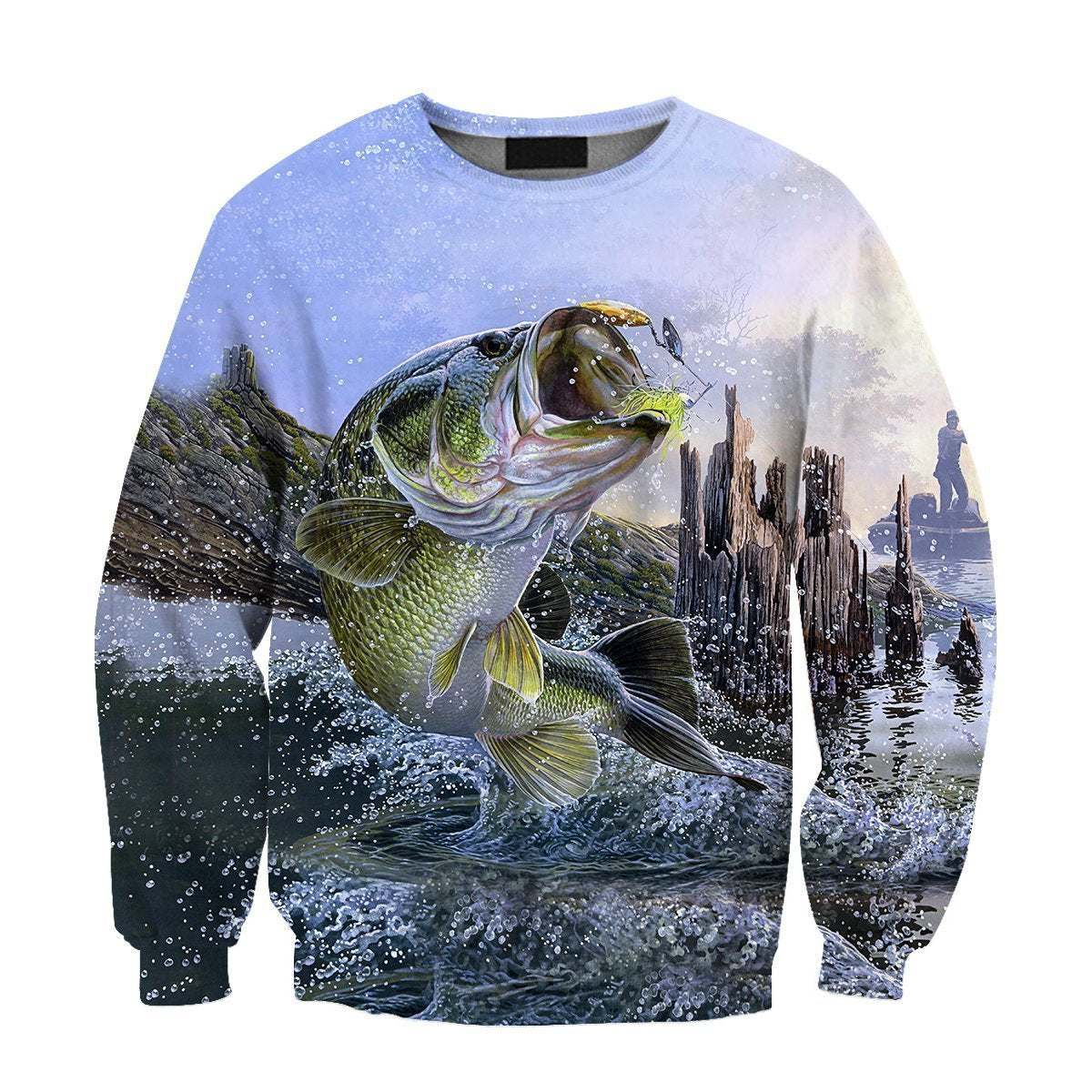 All Over Print Fishing Shirts-Apparel-HbArts-Sweatshirt-S-Vibe Cosy™