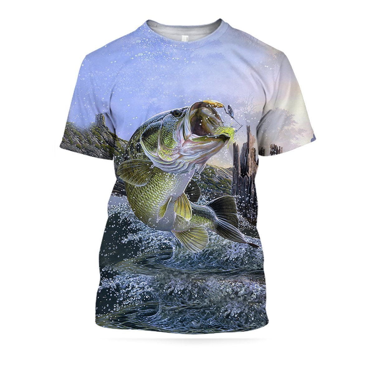 All Over Print Fishing Shirts-Apparel-HbArts-T-Shirt-S-Vibe Cosy™