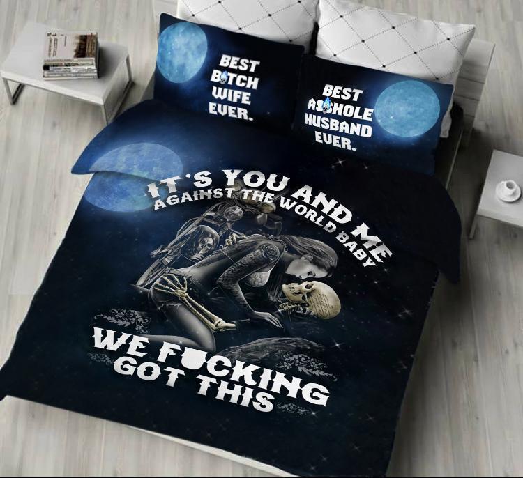 You and me against the world Bedding Sets-Bedding Set-6teenth Outlet-Twin 2PCS-Vibe Cosy™