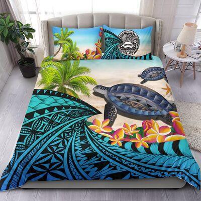 Polynesian Turtle Coconut tree And Plumeria-ML-ML-US Twin-Vibe Cosy™