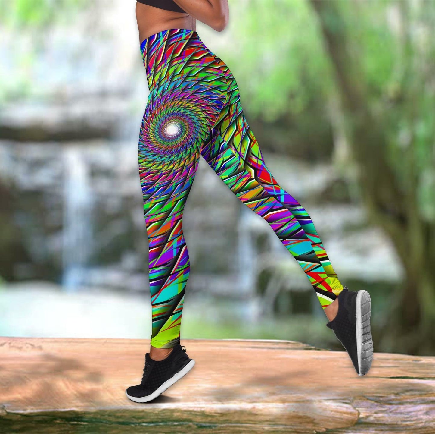 Colorful Tornado Hippie Combo Outfit DQB07132001-TQH-Apparel-TQH-S-No Tank-Vibe Cosy™
