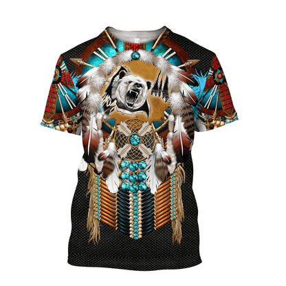 Native American 3D All Over Printed Unisex Shirts