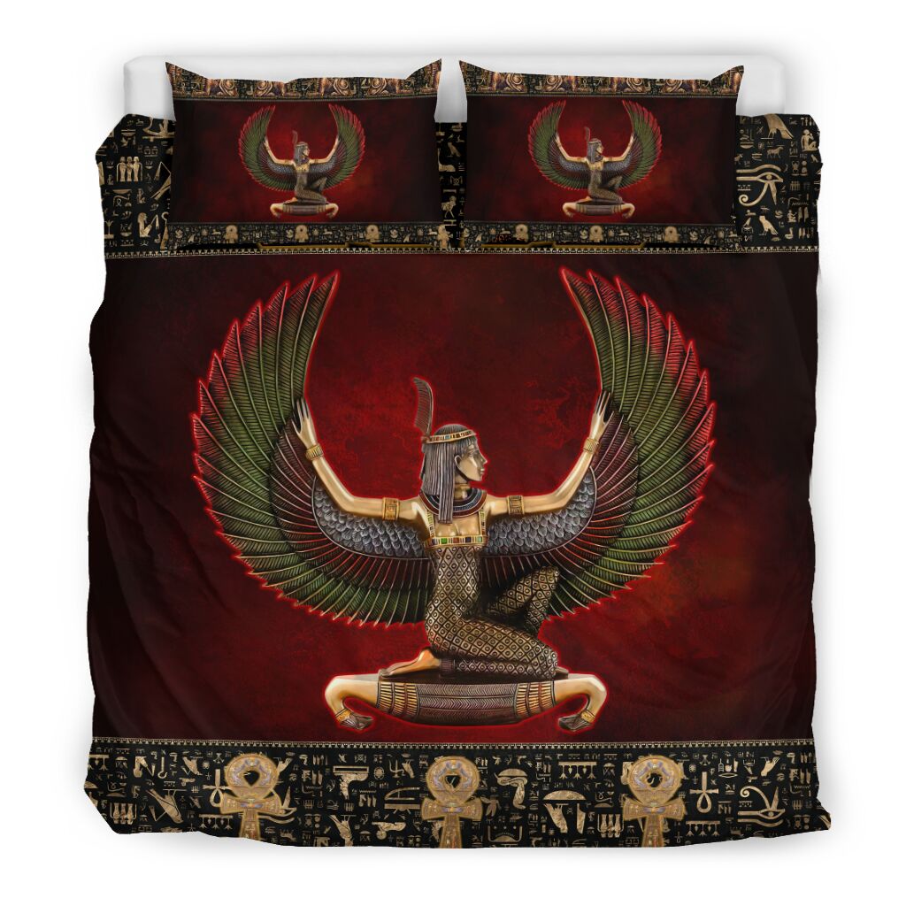 Ancient Egyptian Ma'at Bedding Set JJ18062001-Bedding-MP-Twin-Vibe Cosy™
