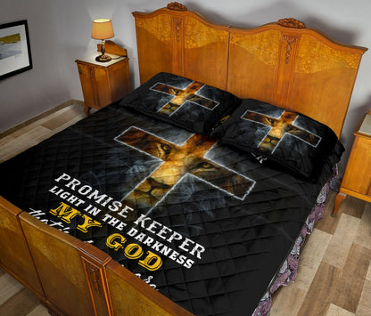 Way Maker Miracle Worker Promise Keeper - Jesus Quilt Bedding Set TA-Quilt-TA-King-Vibe Cosy™