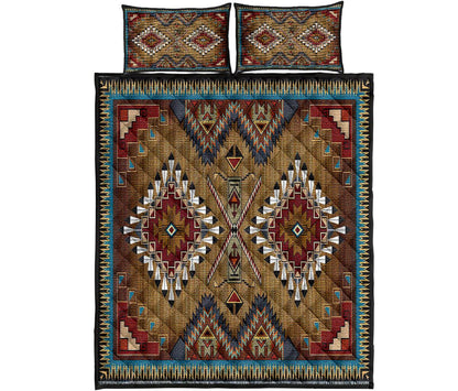Native American Pow Wow Quilt Bedding Set Pi200501S1-Quilt-MP-Twin-Vibe Cosy™