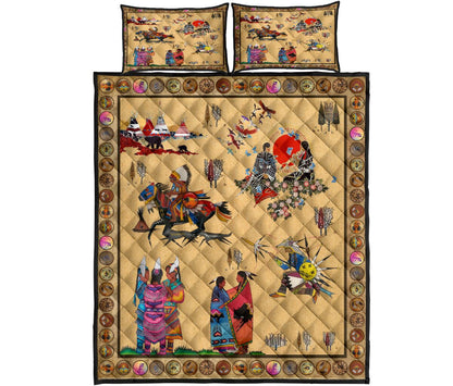 Native American Pattern Quilt Bedding Set MP264S1-Quilt-MP-Twin-Vibe Cosy™