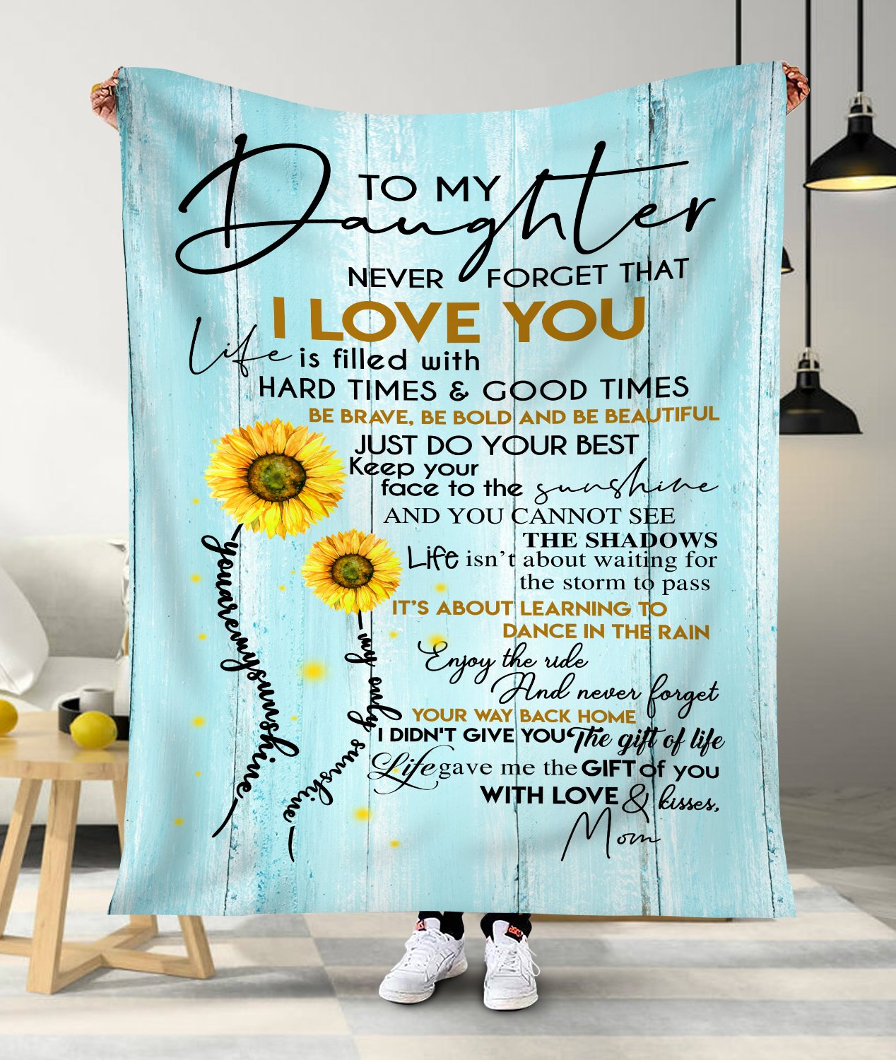 To My Daughter From Mom Blanket Pi112011