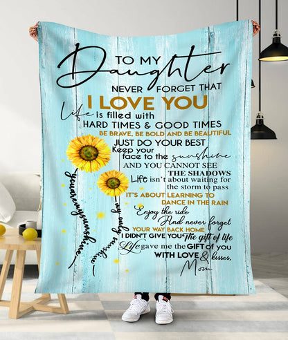 To My Daughter From Mom Blanket Pi112011