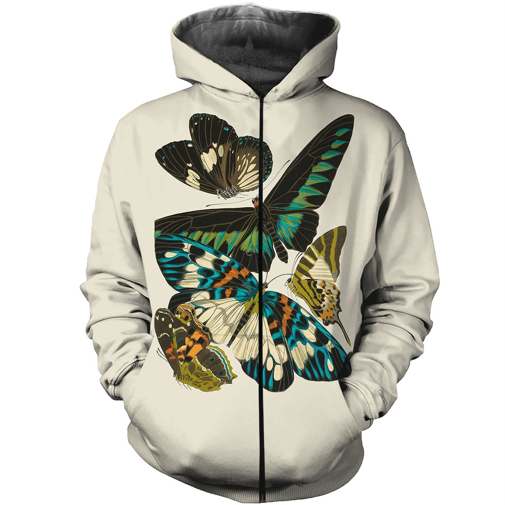Butterfly Tribal 3D All Over Printed Clothes BF3-Apparel-NNK-Zip-S-Vibe Cosy™