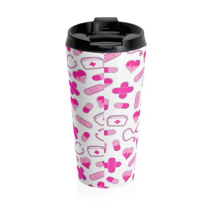Nurse Style Stainless Steel Travel Mug-Mug-Printify-Travel Mug-Vibe Cosy™