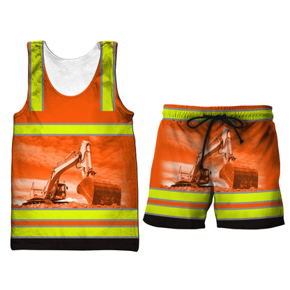 Customize Name Heavy Equipment Operator 3D All Over Printed Unisex Shirt