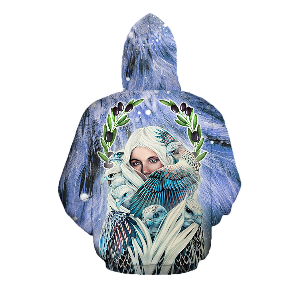 Premium Athena Goddess of Wisdom and War 3D All Over Printed Shirts
