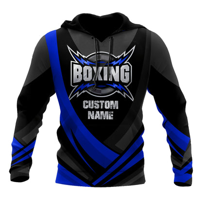 Customize Name Boxing 3D All Over Printed Unisex Shirts