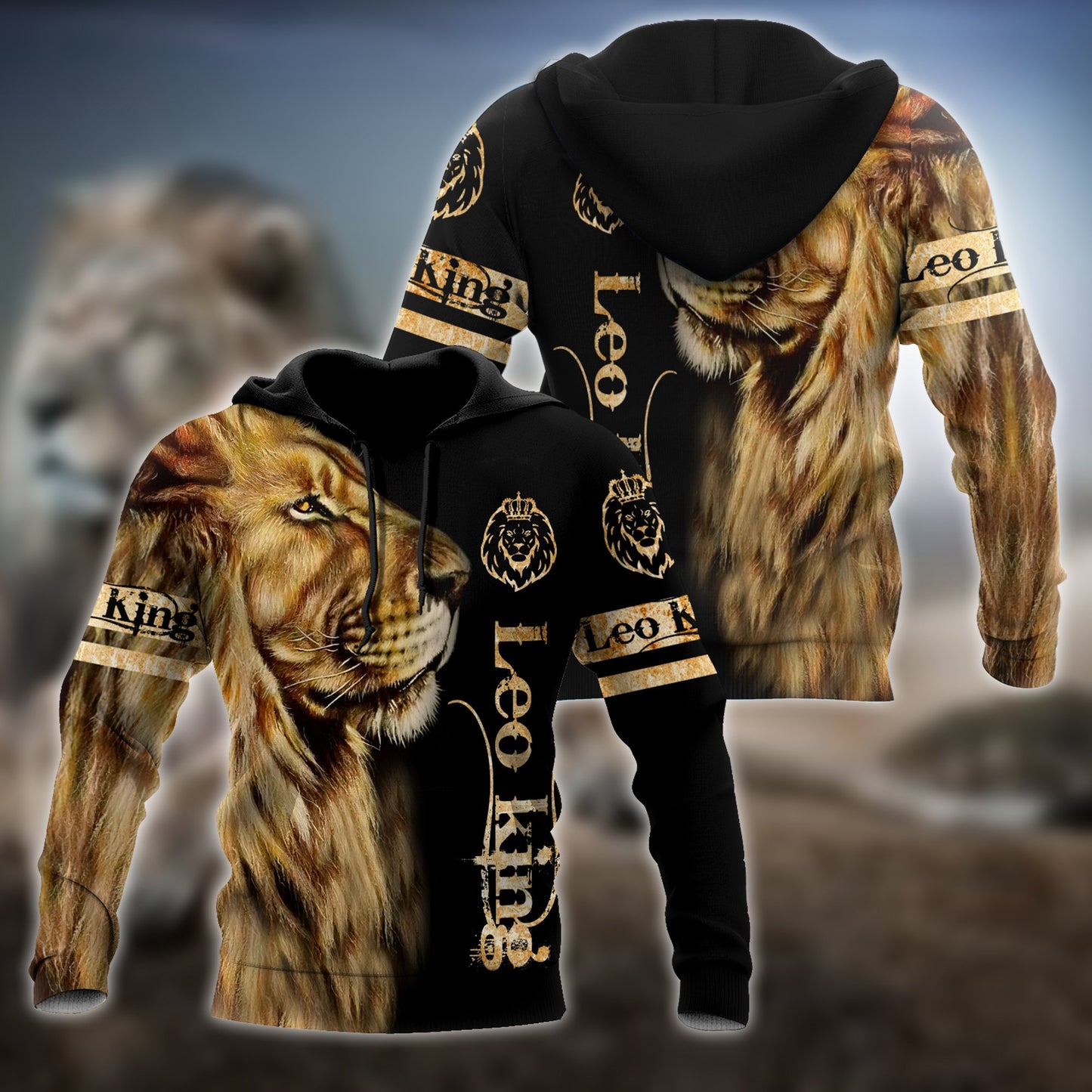 Leo King 3D All Over Printed Unisex Shirts