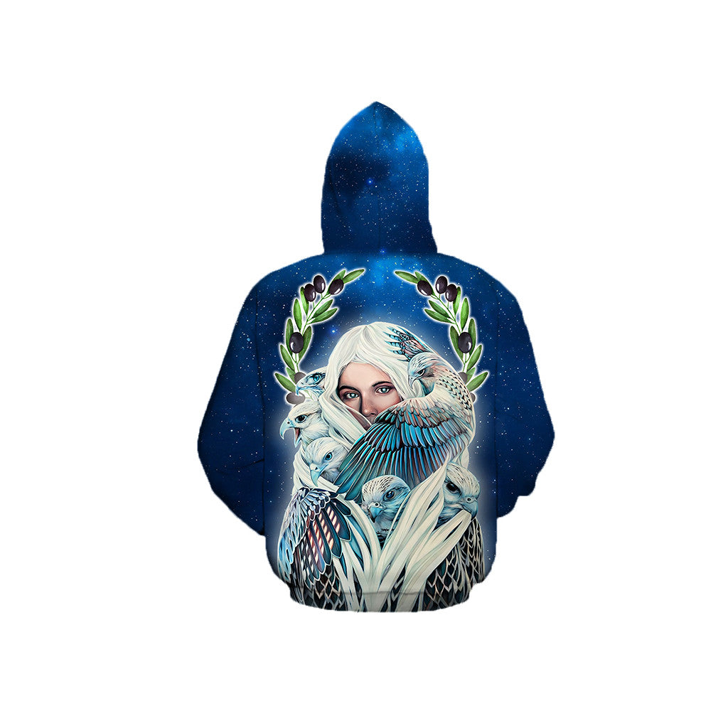 Premium Athena Goddess of Wisdom and War 3D All Over Printed Shirts