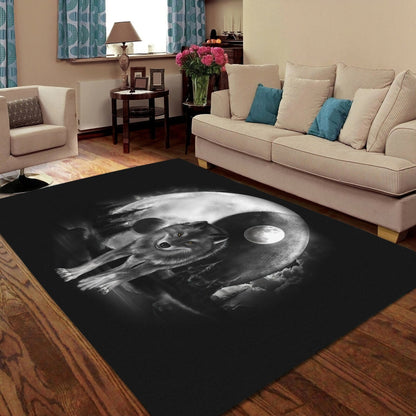 Wolf 3D All Over Printed Rug