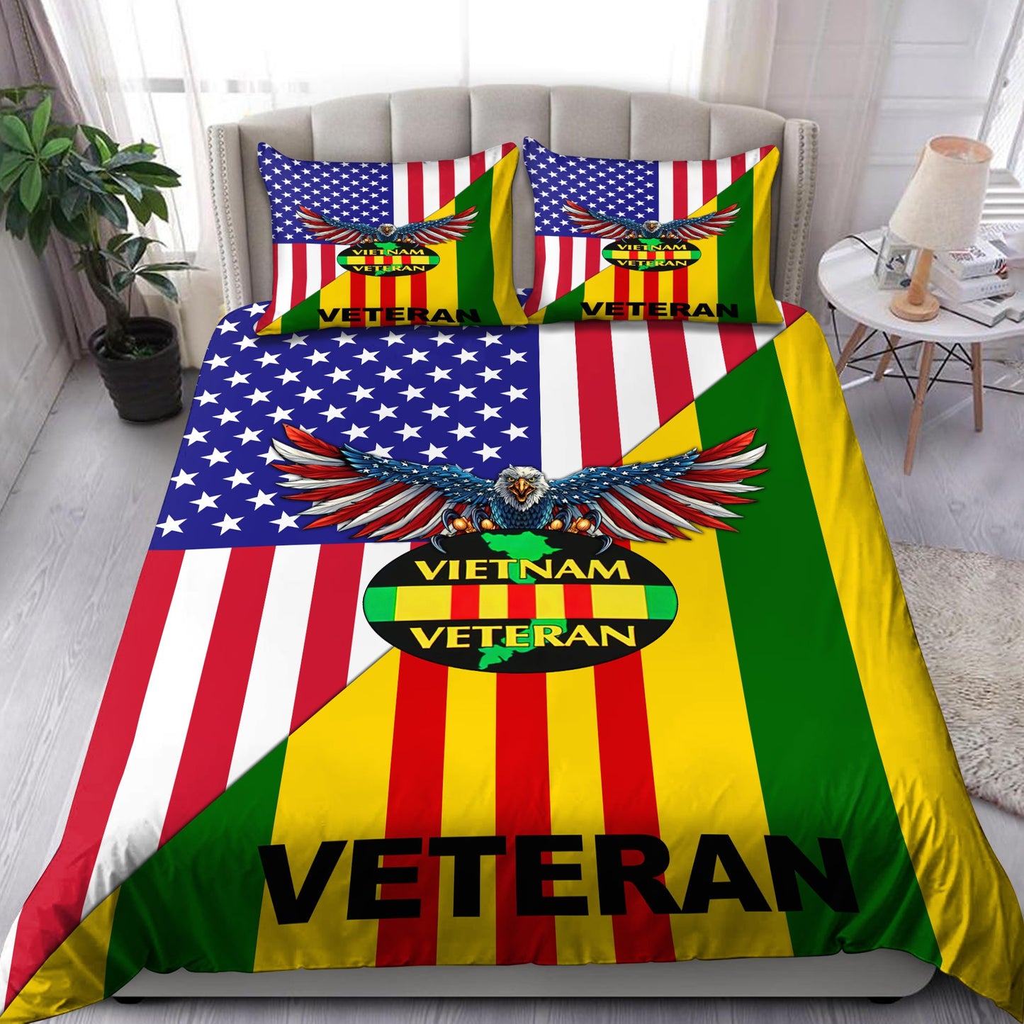Viet Nam Veteran 3D All Over Printed Bedding Set