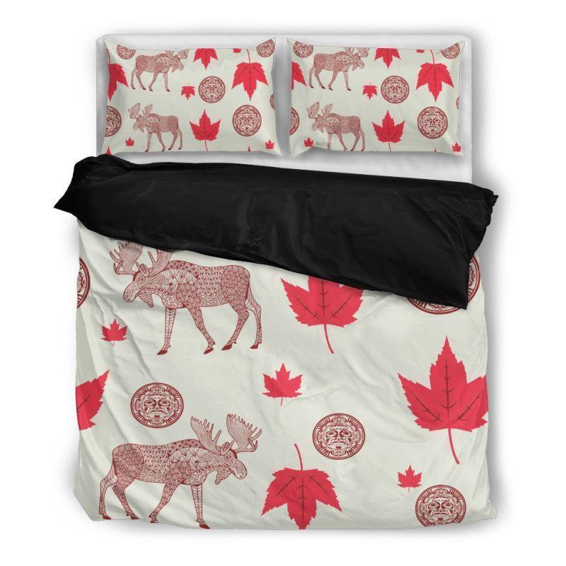 CANADA BEDDING SET H4-BEDDING SETS-Khanh Arts-US Queen/Full-Vibe Cosy™
