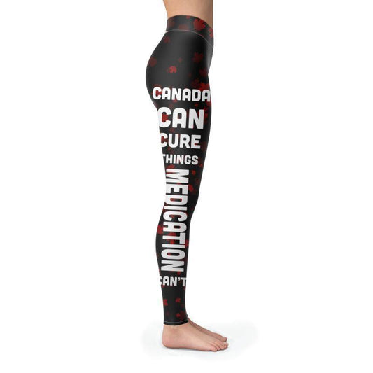CANADA CURE LEGGINGS - K7-Apparel-Khanh Arts-Legging-S-Vibe Cosy™