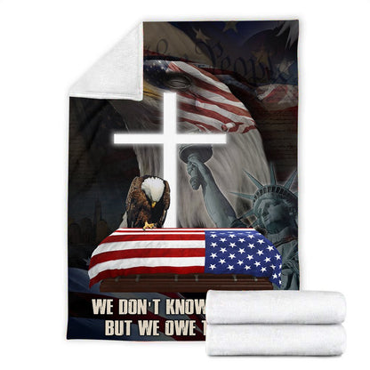 American 3D All Over Printed Blanket