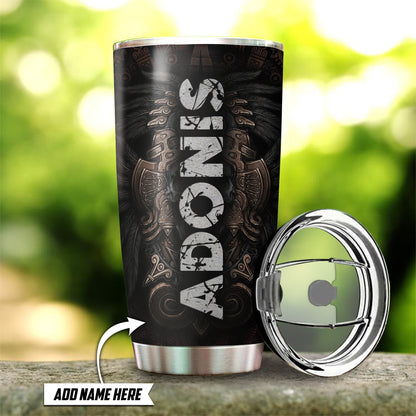 Customize Name Native American Steel Tumbler