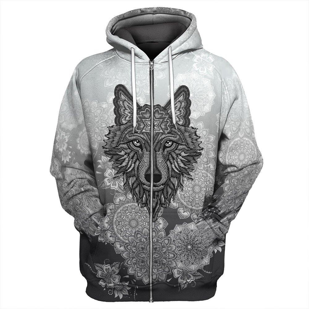 Wolf 3D All Over Printed Unisex Shirt