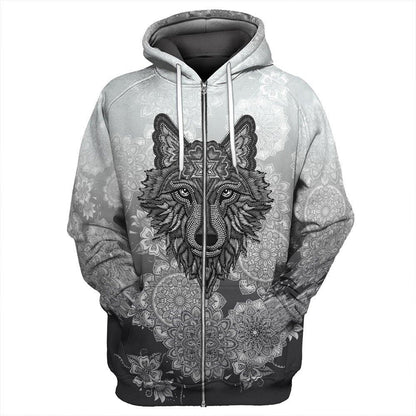 Wolf 3D All Over Printed Unisex Shirt