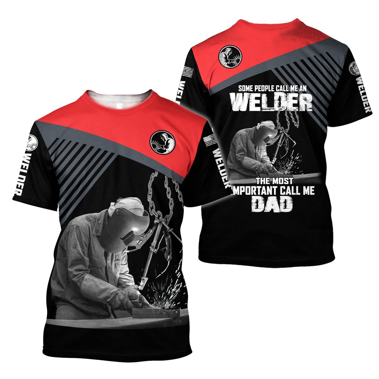 Premium Unisex All Over Printed Welder Shirts MEI