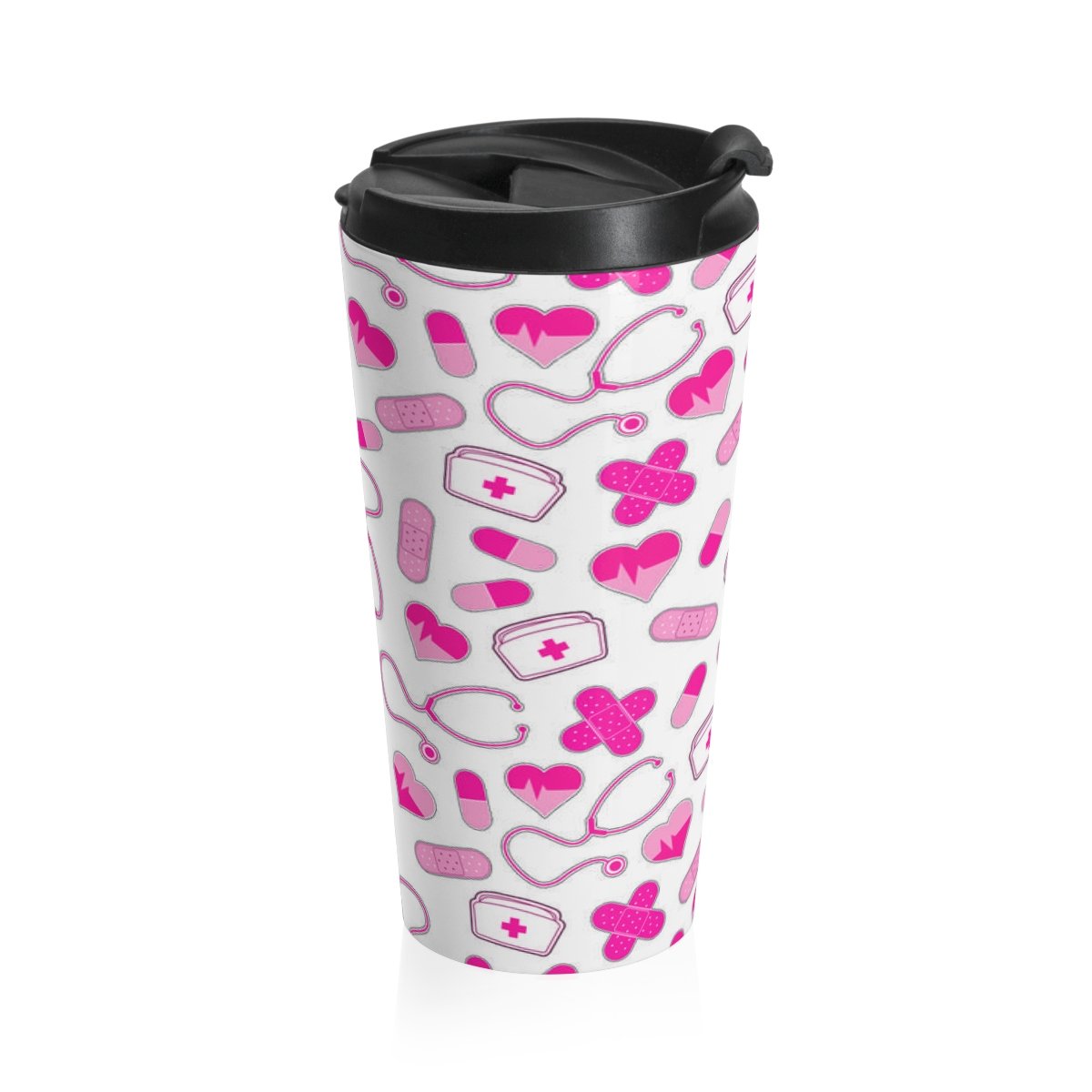 Nurse Style Stainless Steel Travel Mug-Mug-Printify-Travel Mug-Vibe Cosy™