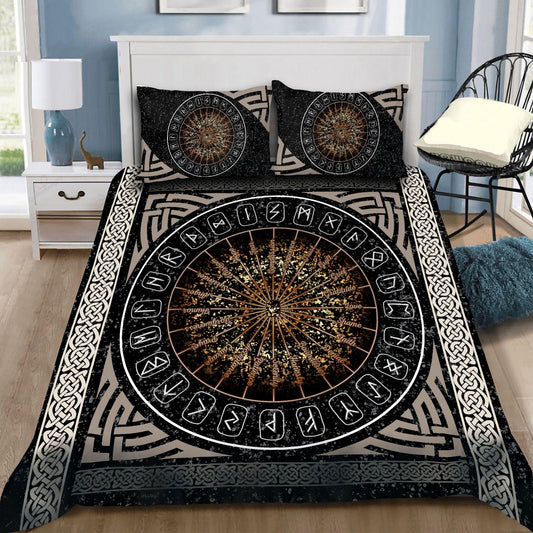 VIKING BEDDING SET - CIRCLE OF HEALING RUNES