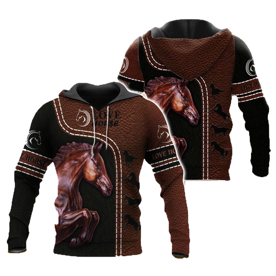 Love Horse 3D All Over Printed Shirts For Men And Women TN