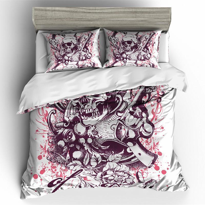 Skull of Death Bedding Set Cover-Bedding Set-6teenth Outlet-US Twin-Vibe Cosy™