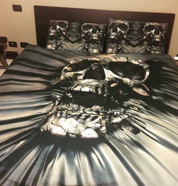 The Scream Bedding Set Cover-Bedding Set-6teenth Outlet-Grey-US Twin-Vibe Cosy™