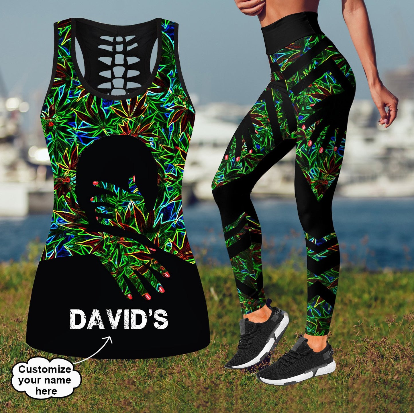 Hippie Hug Combo Legging + Tank by SUN AMC020402-Apparel-SUN-S-S-Vibe Cosy™