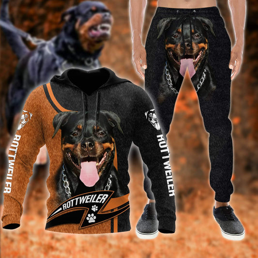 Rottweiler sweatpants + hoodie combo AM082066