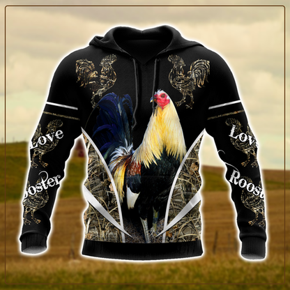 Rooster 3D Printed Unisex Shirts TN TNA17042107