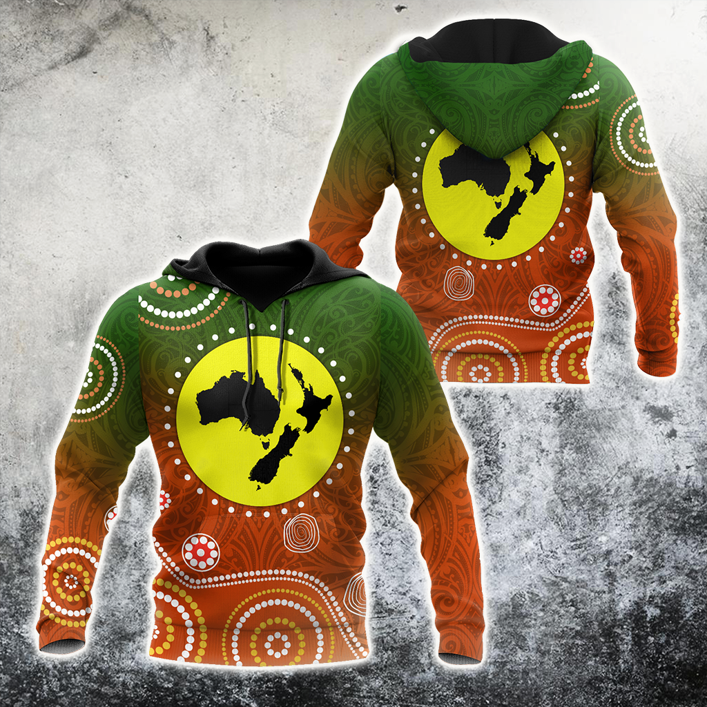 Premium New Zealand Maori And Australia Aboriginal 3D Printed Unisex Shirts TN TNA05042108