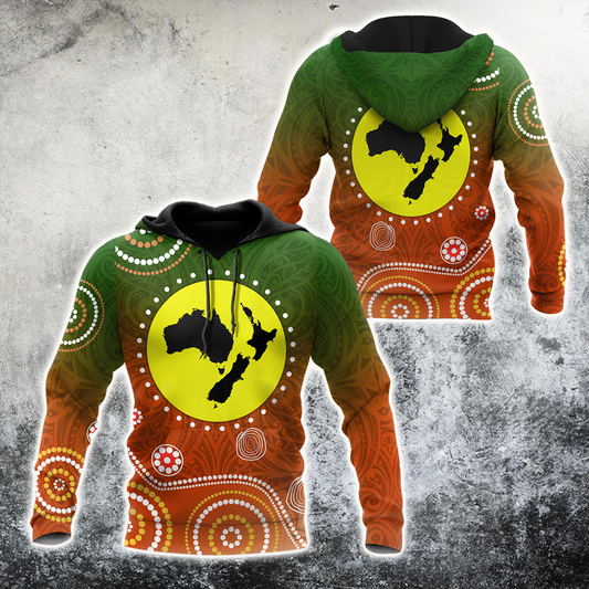Premium New Zealand Maori And Australia Aboriginal 3D Printed Unisex Shirts TN TNA05042108