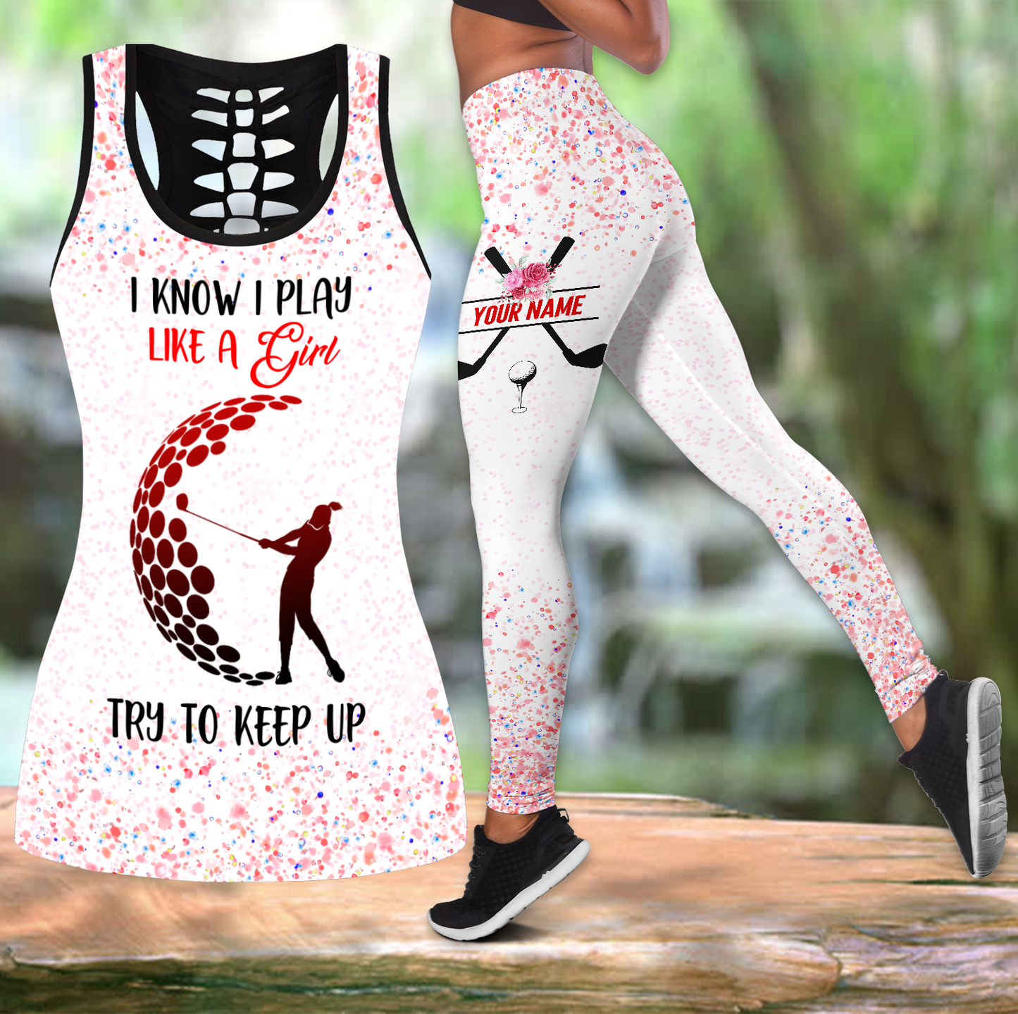 Custom Name Golf Lovers Combo Legging Tanktop SN20042105
