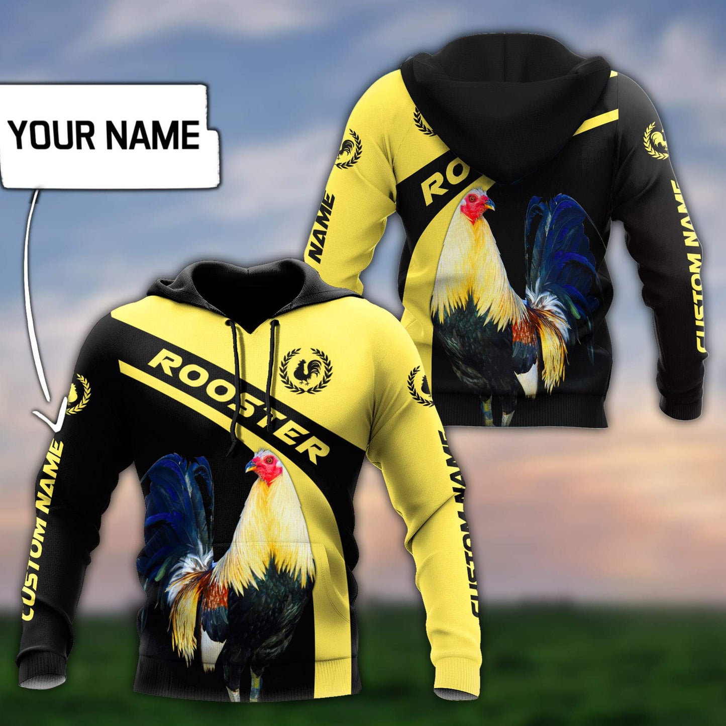 Personalized Rooster 3D Printed Unisex Shirts HHT08052103