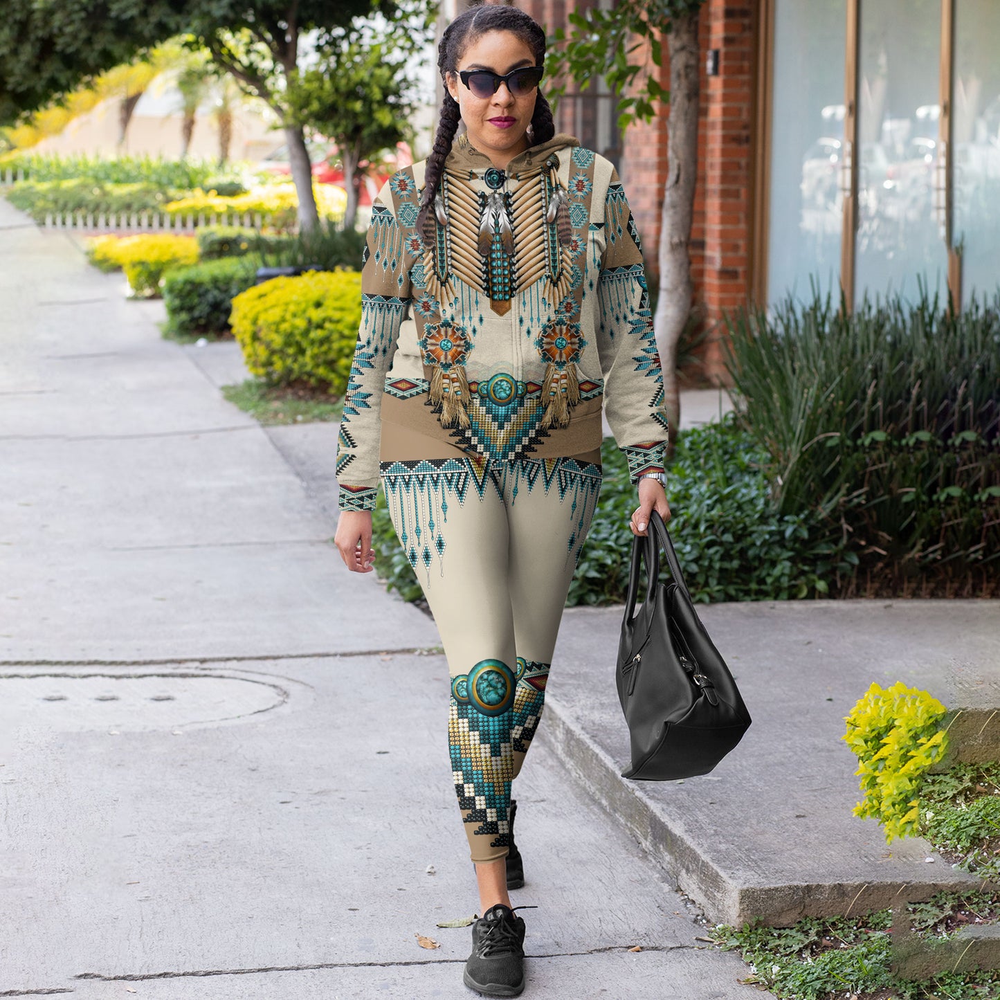 Native American 3D All Over Printed Legging + Hoodie