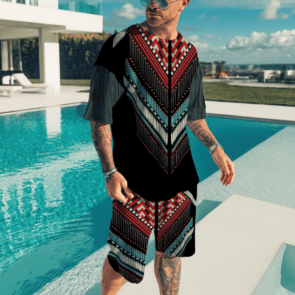 Native American 3D All Over Printed Combo T-Shirt BoardShorts