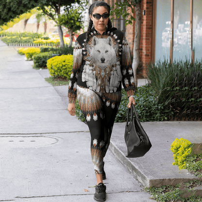 Native American 3D All Over Printed Legging + Hoodie