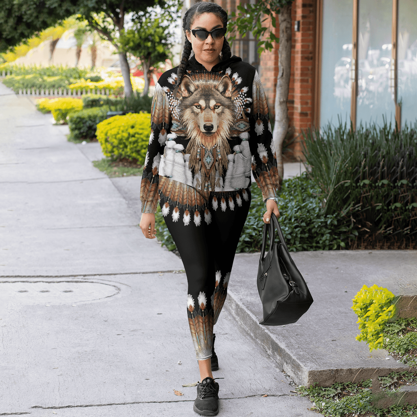 Native American 3D All Over Printed Legging + Hoodie